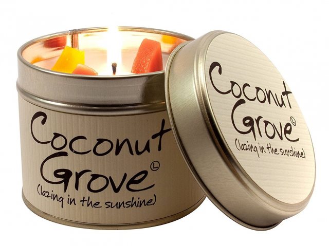 Coconut Grove Scented Candle Tin