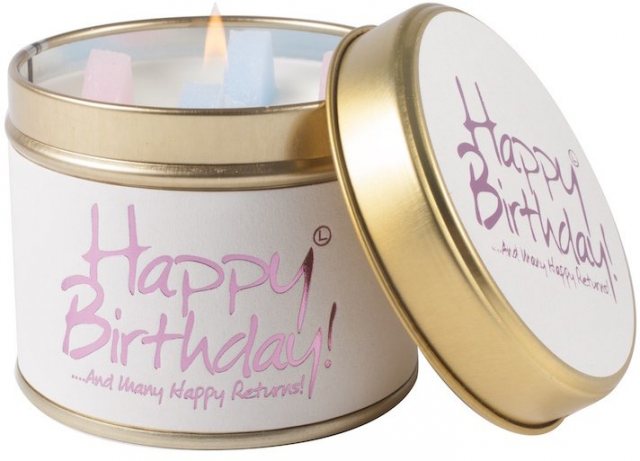 Happy Birthday Scented Candle Tin