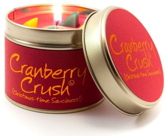 Cranberry Crush Scented Candle Tin