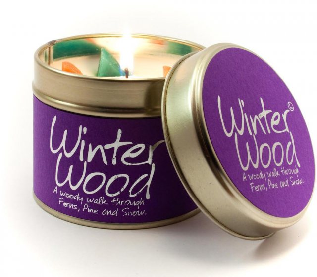 Winter Wood Scented Candle Tin