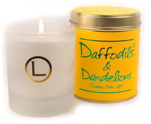 Daffodils & Danelions Glassware Candle