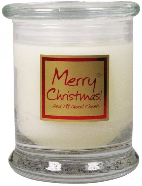 Merry Christmas Candle Jar