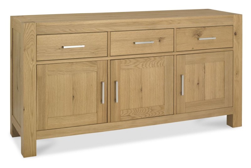 Turin Light Oak Wide Sideboard