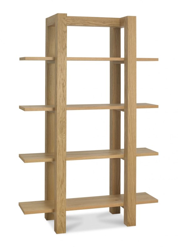 Turin Light Oak Open Shelf Unit