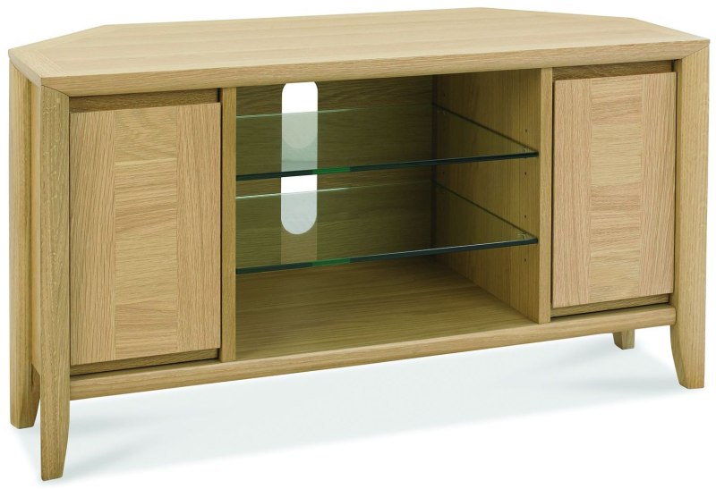 Bergen Oak Corner Entertainment Unit