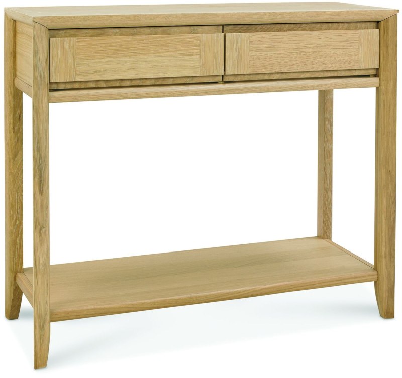 Bergen Oak Console Table with Drawer