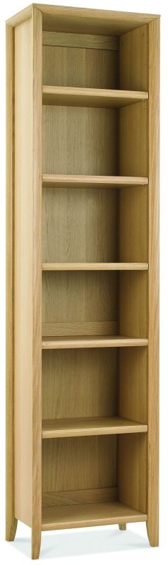 Bergen Oak Narrow Bookcase