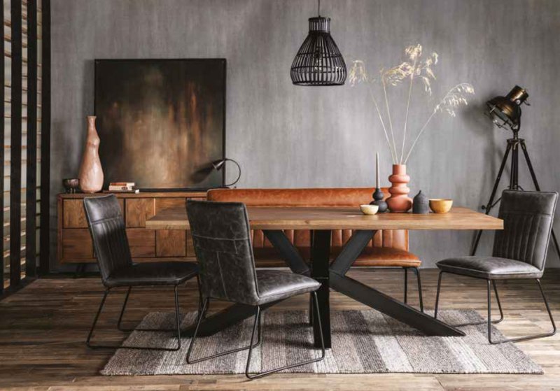 Holburn 150 x 150cm Square Dining Table Soho Collection Belgica Furniture