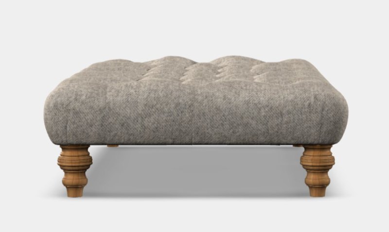 Dalmore Stool by Tetrad Harris Tweed Belgica Furniture