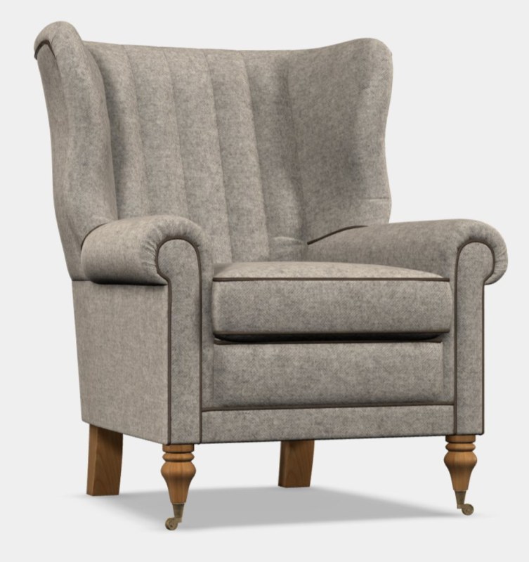 Dunmore Chair by Tetrad Harris Tweed