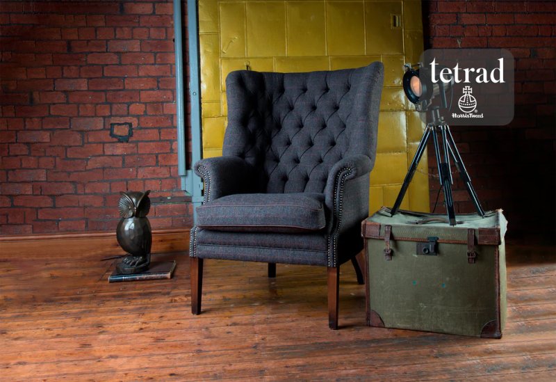 MacKenzie Chair (Tweed) by Tetrad Harris Tweed MacKenzie Chair (Tweed) by Tetrad Harris Tweed