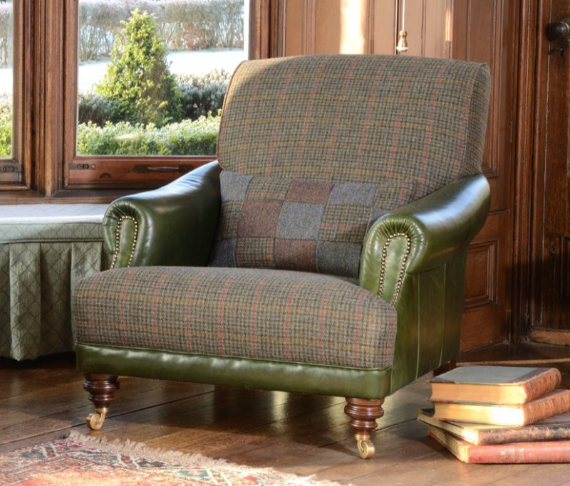 Taransay Gents Chair by Tetrad Harris Tweed