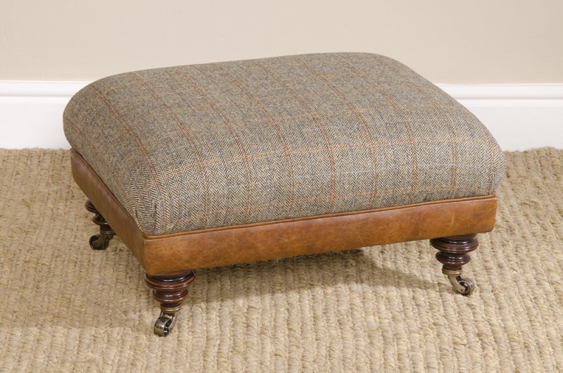 Taransay Stool by Tetrad Harris Tweed