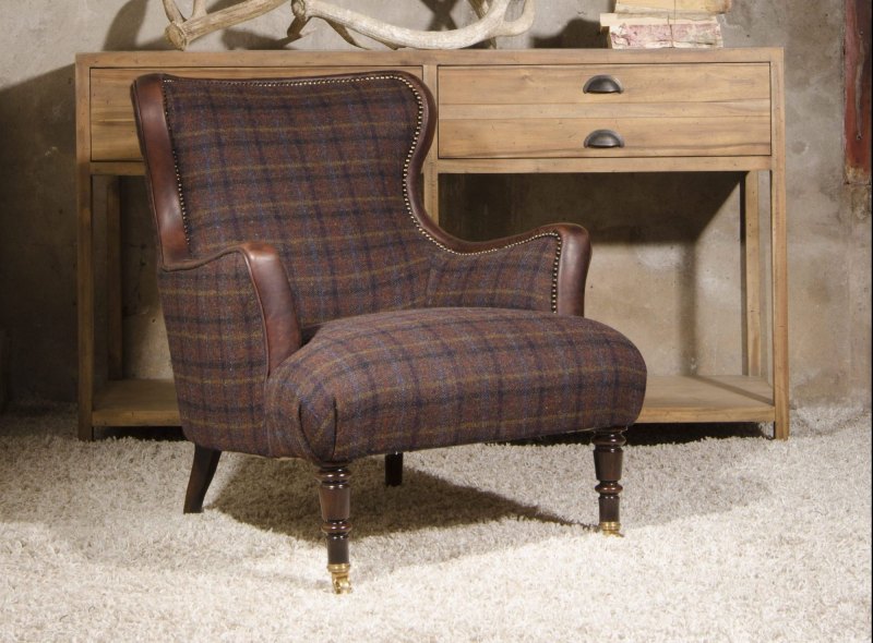 Nairn Chair by Tetrad Harris Tweed