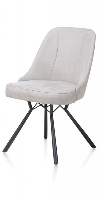 Eefje Dining Chair (Light Grey) by Habufa