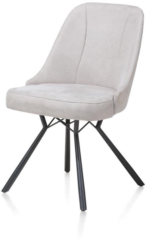Eefje Dining Chair (Light Grey) by Habufa