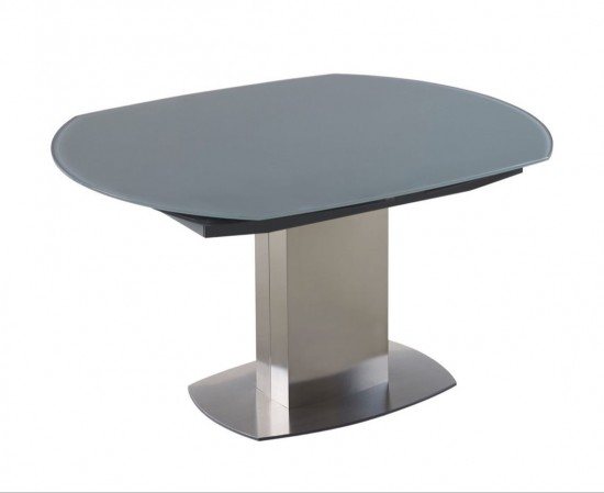 The Olivia Grey Table At Belgica, Round Extendable Dining Table Furniture Village