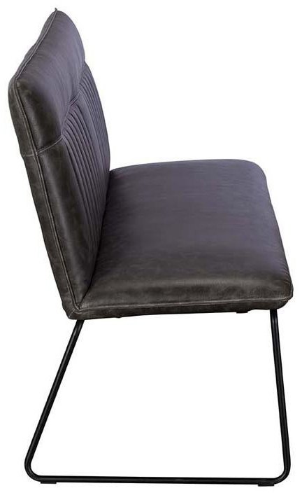 Cooper Dining Bench Grey Belgica Furniture