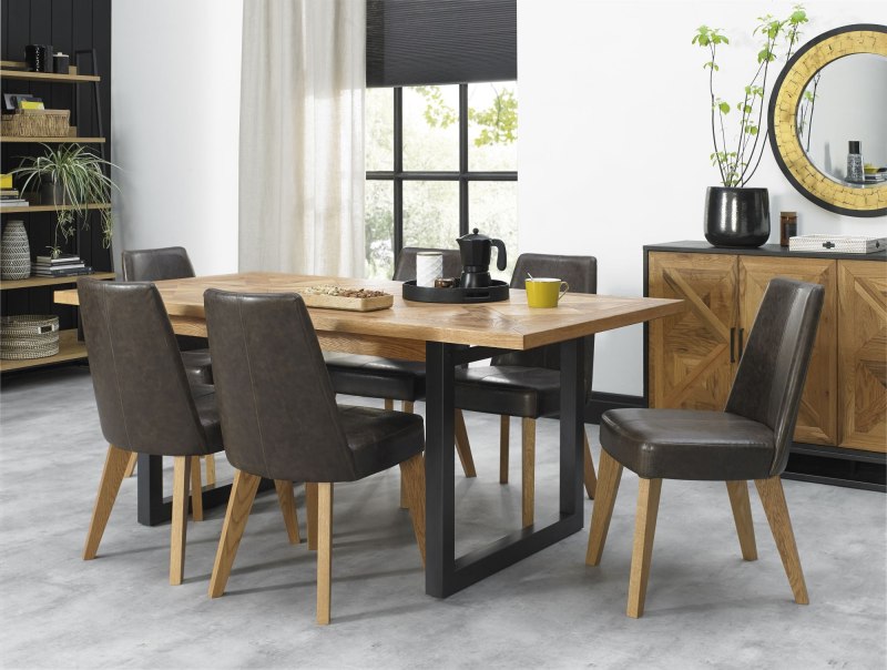 Indus 6-8 Seater Extending Dining Table