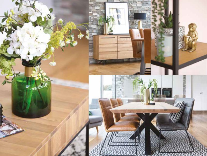 Hoxton 200 x 100cm Dining Table - Shoreditch Collection - Belgica