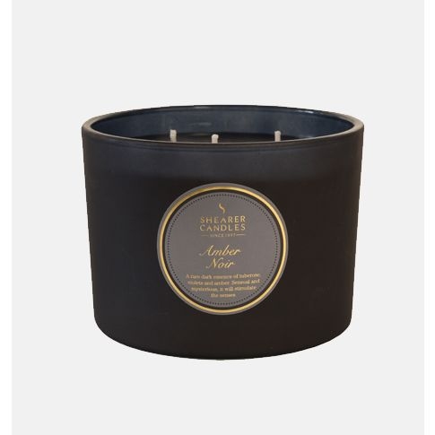 Amber Noir Multiwick Candle by Shearer Candles