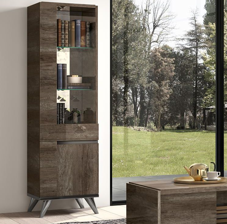 Medea 1 Door Display Cabinet (Left Hand Opening) by Status of Italy