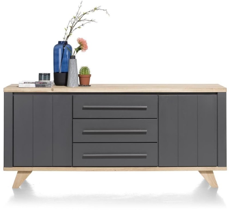 Jardin 190cm Sideboard (Anthracite) by Habufa