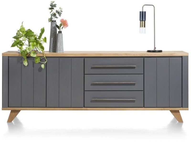 Jardin 230cm Sideboard (Anthracite) by Habufa