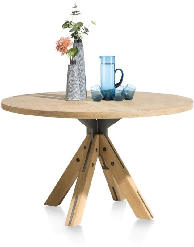 Jardino 130cm Round Dining Table by Habufa