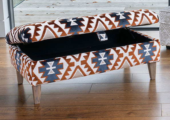Vermont Legged Ottoman by Alstons Vermont Legged Ottoman by Alstons
