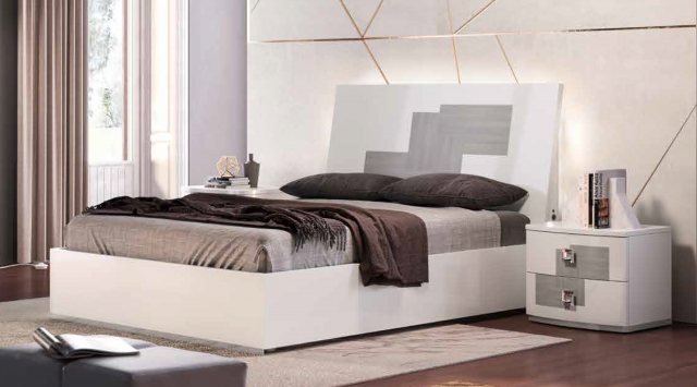 Kate Double Storage Bedframe (Wood Finish) by Euro Designs
