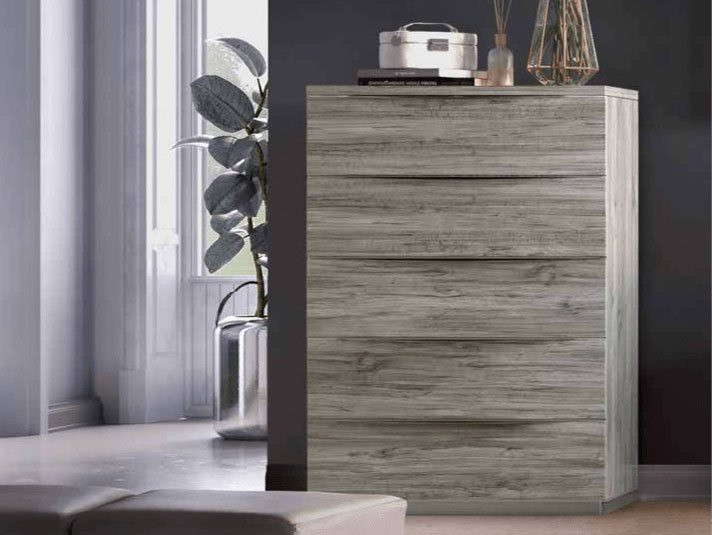 Diana 5 Drawer Tall Chest by Euro Designs Diana 5 Drawer Tall Chest by Euro Designs