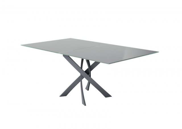 Sirocco Swivel 160-200cm Extending Dining Table (Grey)