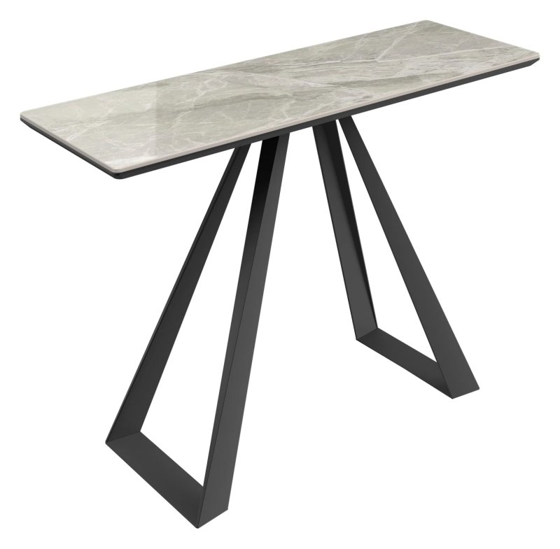 Dante Gloss Top Ceramic Grey Console Table Dante Gloss Top Ceramic Grey Console Table