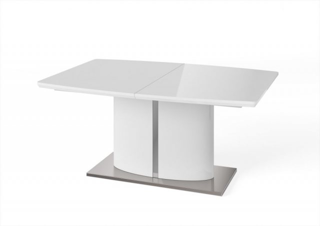 Flavio 160cm-220cm Extending Dining Table (White)