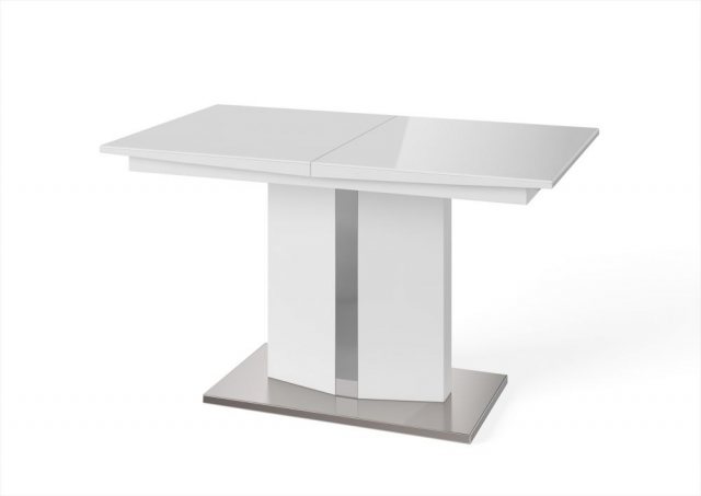 Silvio 130cm-170cm Extending Dining Table (White)