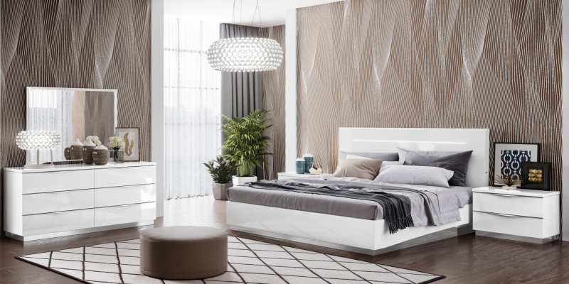 Onda White Super King Bedframe by Camel Group