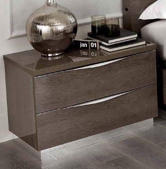 Platinum 2 Drawer Bedside by Camel Group