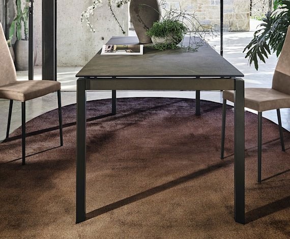 Duca 160-220cm Ext Dining Table - Belgica Furniture