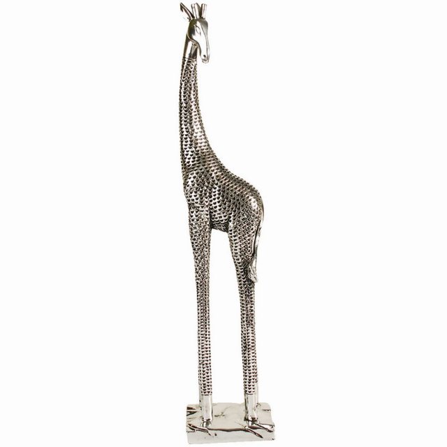 Silver Giraffe Small Ornament by Libra