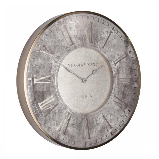 Florentine Silvern 52cm Round Clock by Thomas Kent