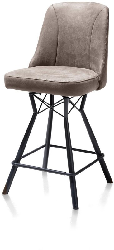 Eefje Bar Stool (Taupe) by Habufa