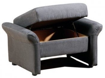 Rhine Adjustable Storage Stool (4350-01X) by Himolla