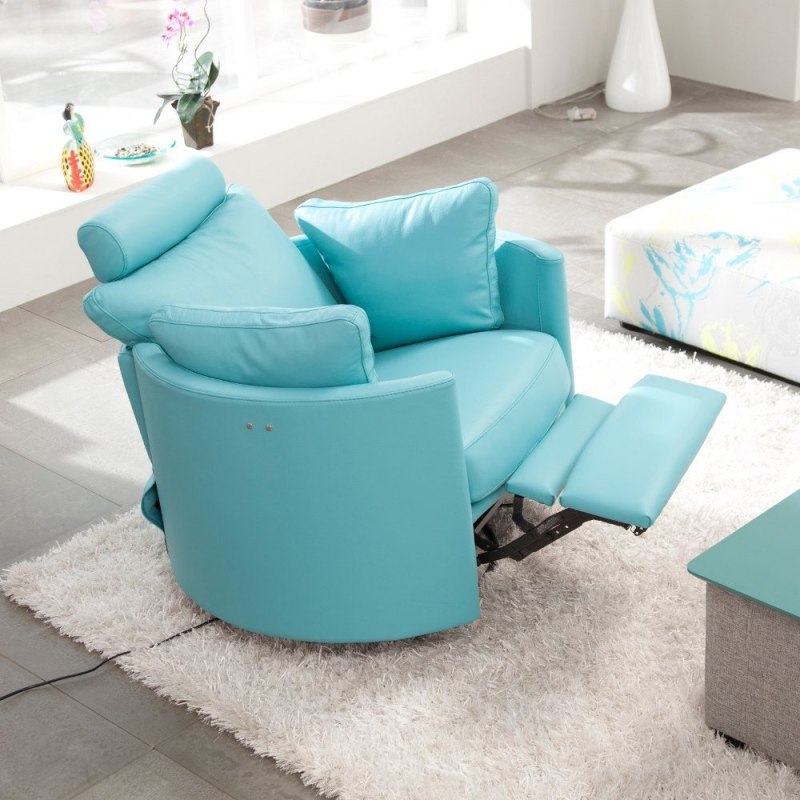 Moon Swivel & Recliner Chair by Fama