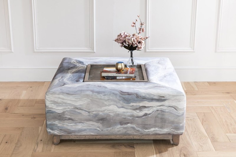 Atlanta Table Stool (Square) by Meridian Upholstery