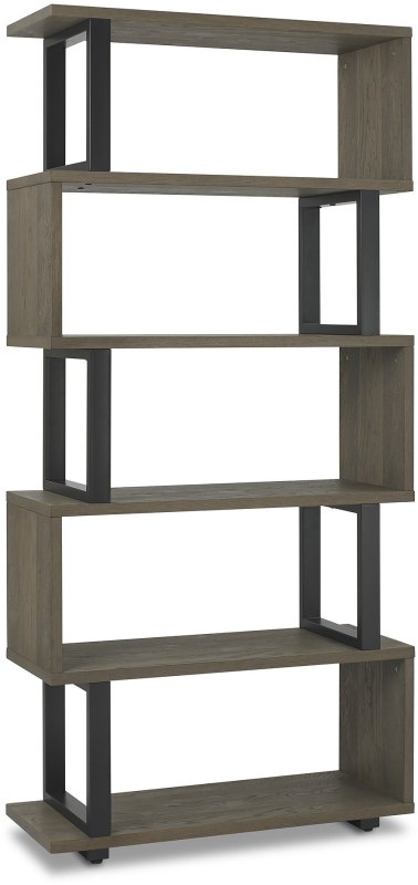 Tivoli Weathered Oak Open Display Unit