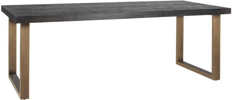 Blackbone 220 x 100cm Dining Table (Brass Collection) by Richmond Interiors