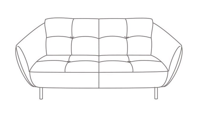Seville Loveseat by Italia Living