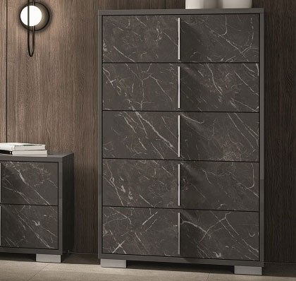 Sky 5 Drawer Tall Chest by Euro Designs