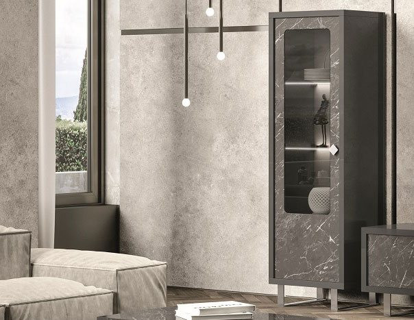 Sky 1 Door Display Cabinet by Euro Designs